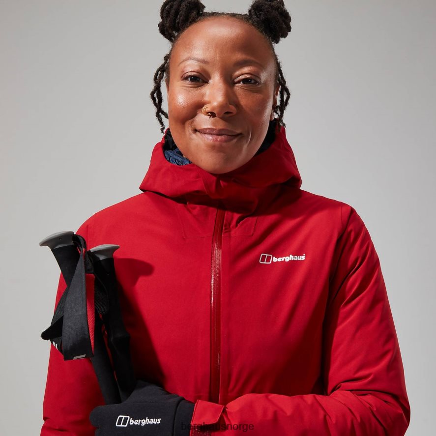mehan ventilert jakke Berghaus kvinner mørkerød F262D6352 klær