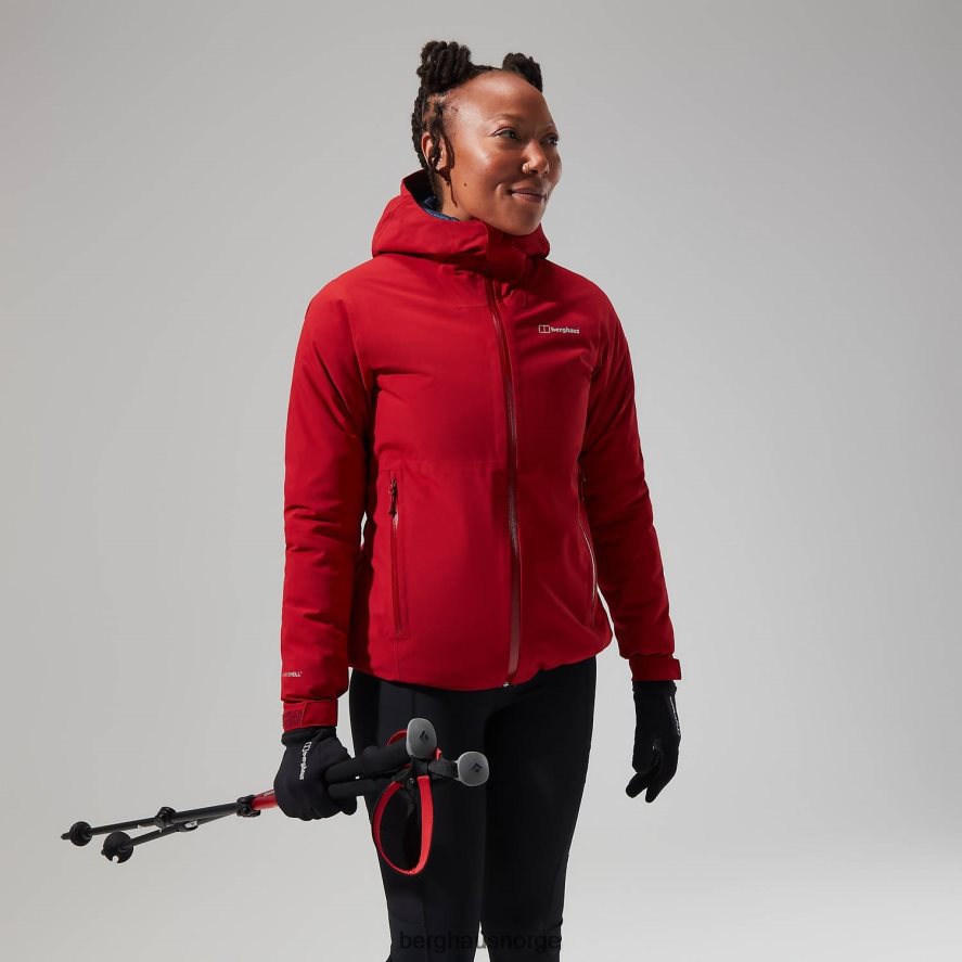 mehan ventilert jakke Berghaus kvinner mørkerød F262D6352 klær