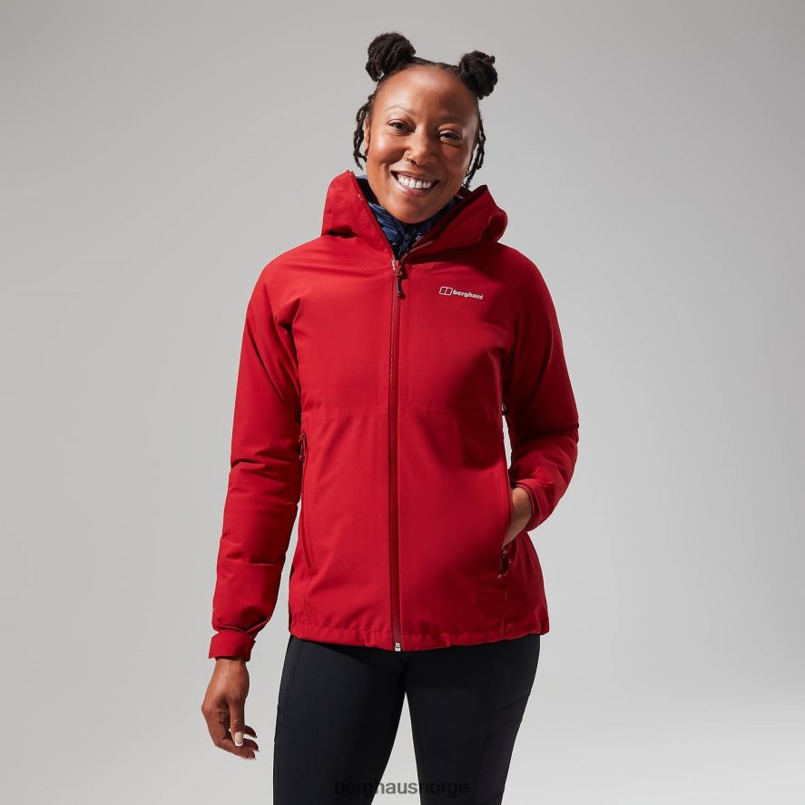 mehan ventilert jakke Berghaus kvinner mørkerød F262D6352 klær