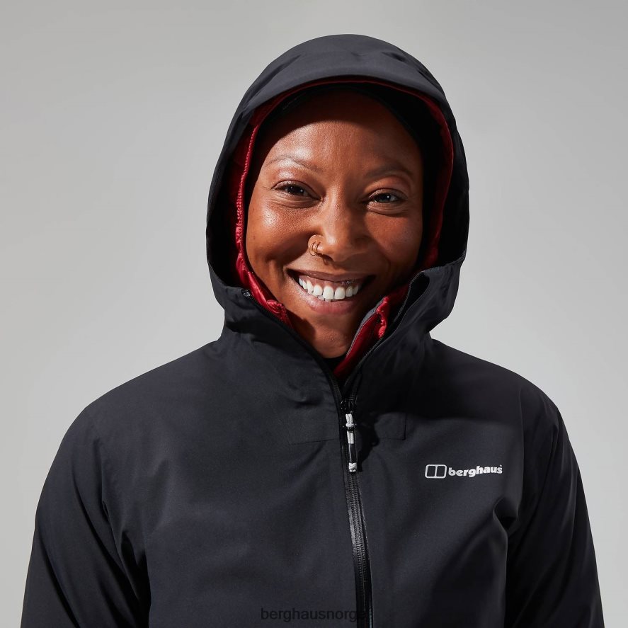 mehan ventilert jakke Berghaus kvinner svart F262D6345 klær
