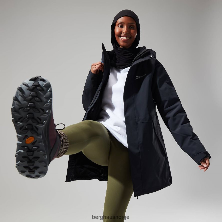 monic gemini 3-i-1 jakke Berghaus kvinner svart F262D6343 klær