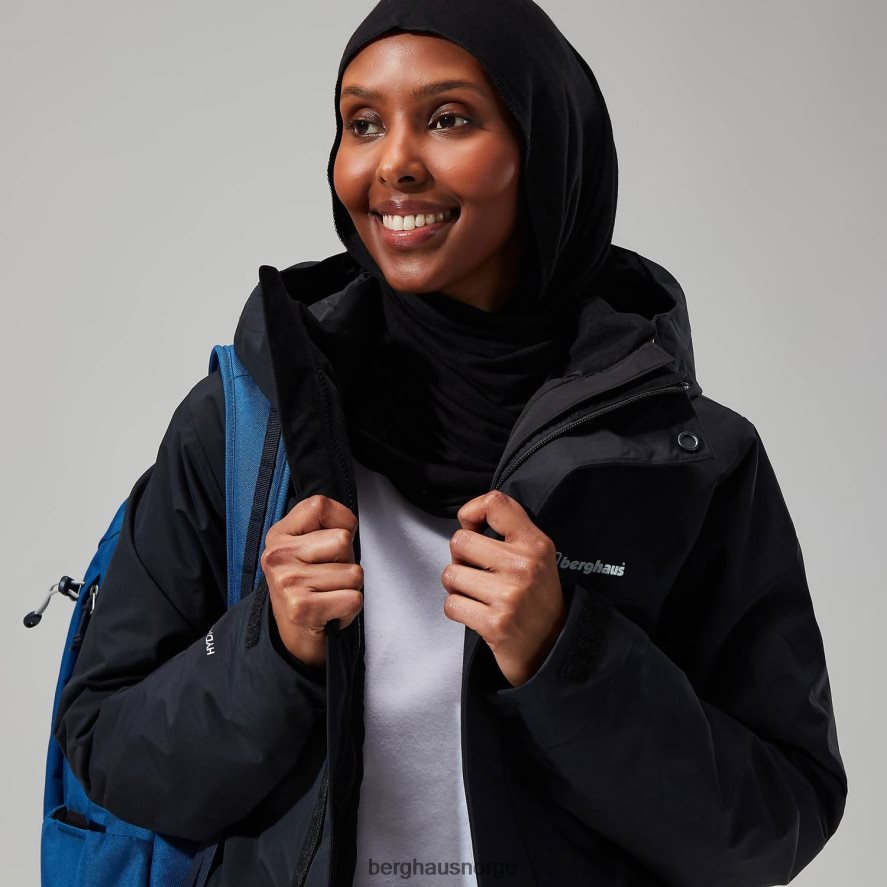 monic gemini 3-i-1 jakke Berghaus kvinner svart F262D6343 klær