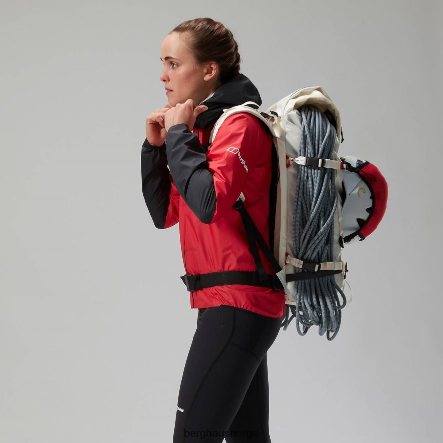 mtn guide hyper lt jakke Berghaus kvinner rød svart F262D6346 klær