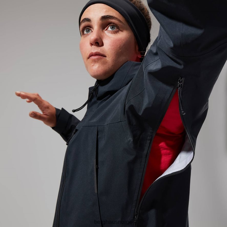 mtn seeker gtx jakke Berghaus kvinner kulsvart F262D6337 klær