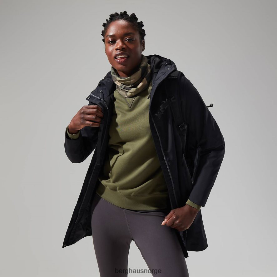 omeara lang jakke Berghaus kvinner svart F262D6327 klær