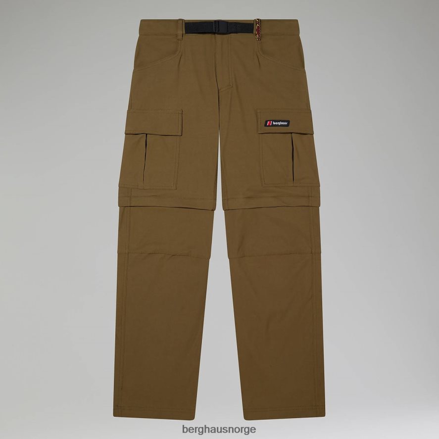 dolpa zip off cargo bukse Berghaus menn mørk grønn F262D6262 klær