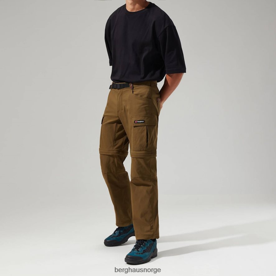 dolpa zip off cargo bukse Berghaus menn mørk grønn F262D6262 klær