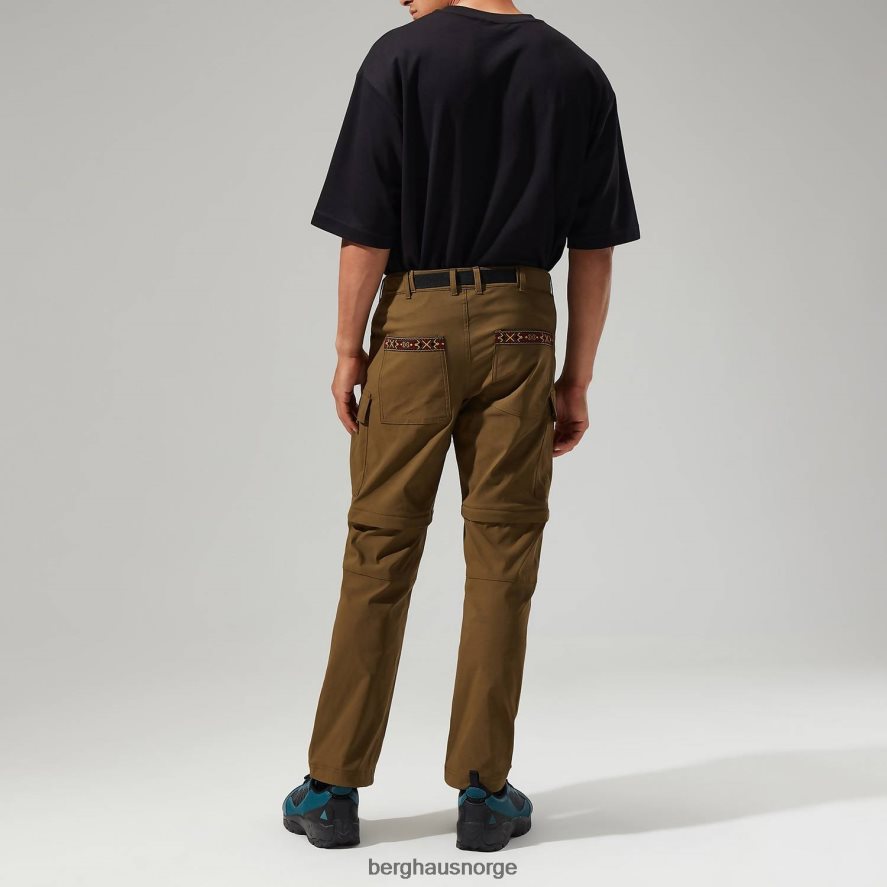 dolpa zip off cargo bukse Berghaus menn mørk grønn F262D6262 klær