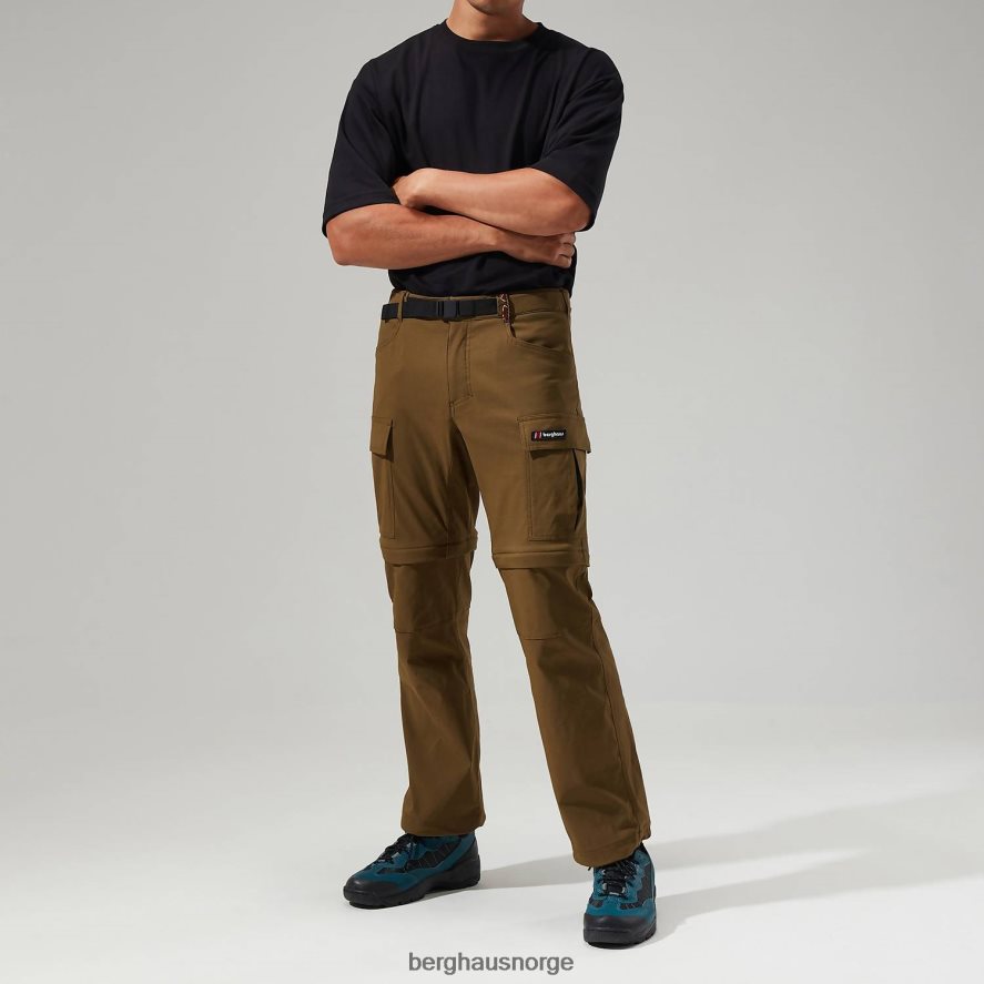 dolpa zip off cargo bukse Berghaus menn mørk grønn F262D6262 klær