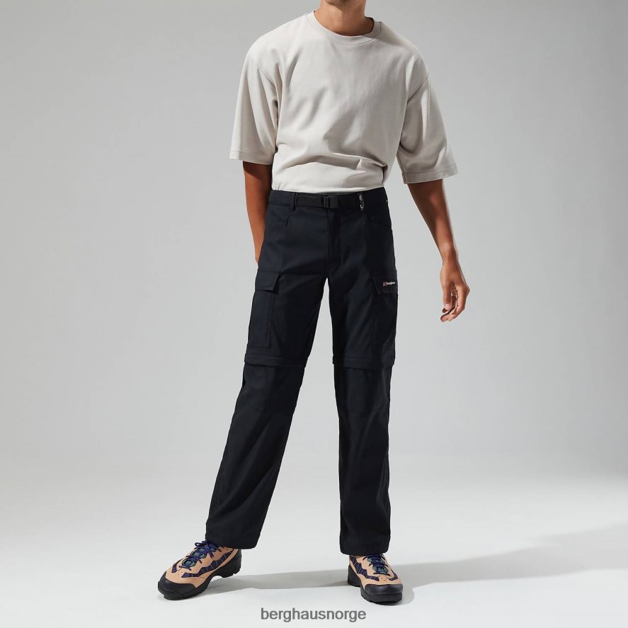 dolpa zip off cargo bukse Berghaus menn svart F262D6261 klær