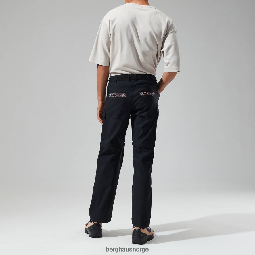 dolpa zip off cargo bukse Berghaus menn svart F262D6261 klær
