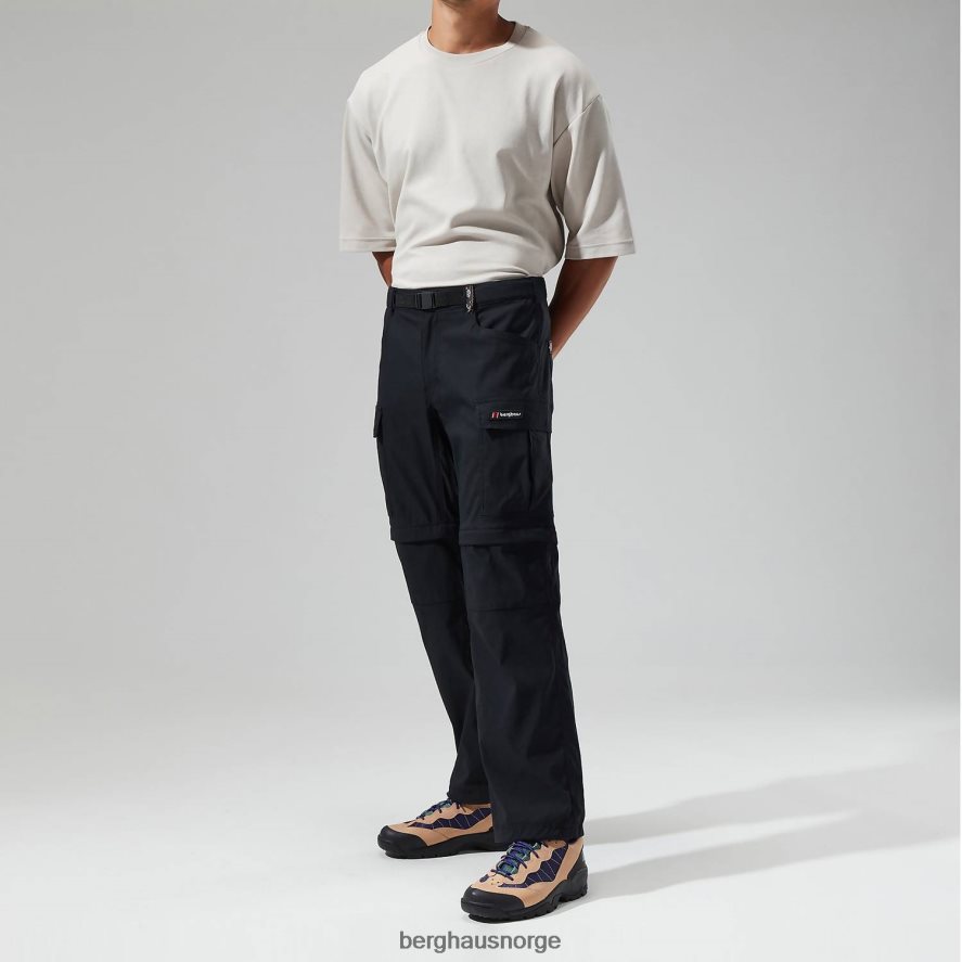 dolpa zip off cargo bukse Berghaus menn svart F262D6261 klær