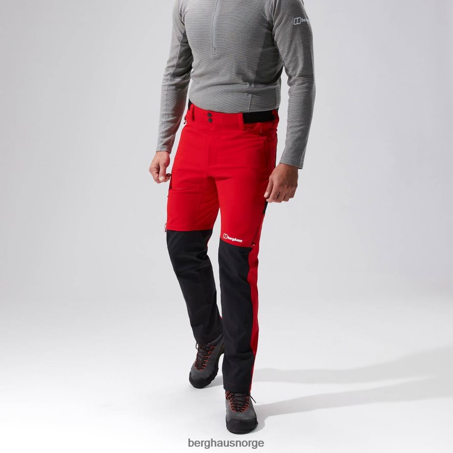 mtn guide alpinbukse Berghaus menn rød svart F262D6259 klær