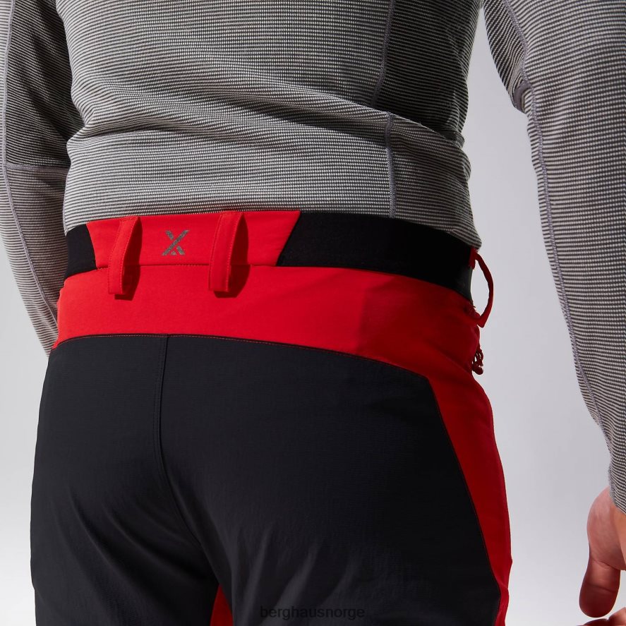 mtn guide alpinbukse Berghaus menn rød svart F262D6259 klær