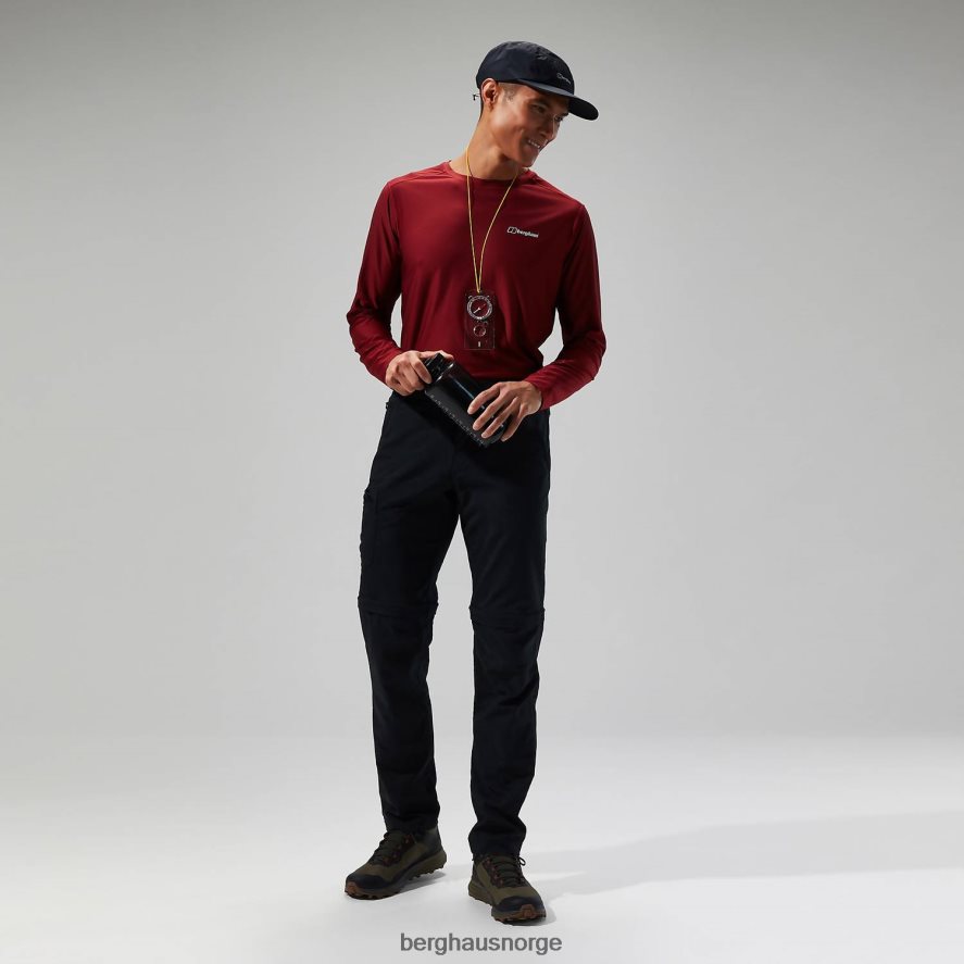 navigator zip off 2.0 bukse Berghaus menn svart F262D6256 klær