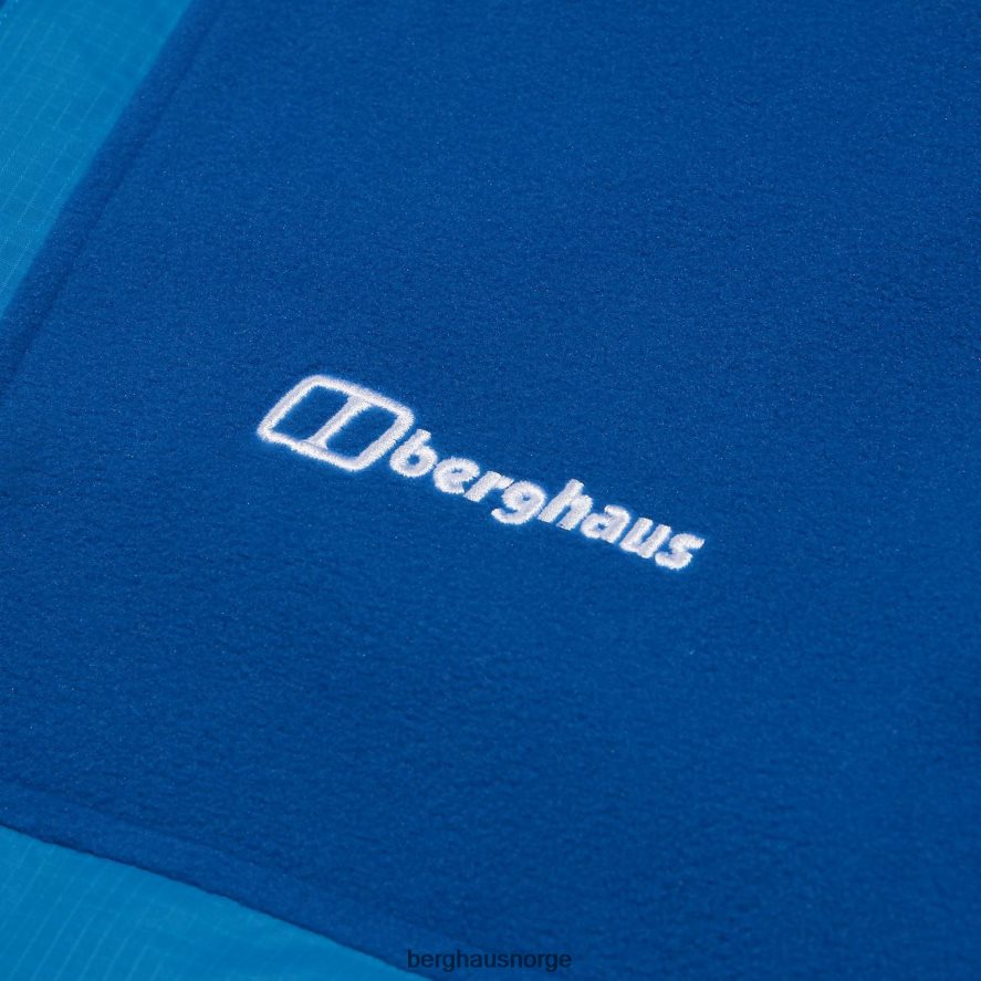 aslam micro halv glidelås fleece Berghaus menn blå/mørkeblå F262D6152 klær