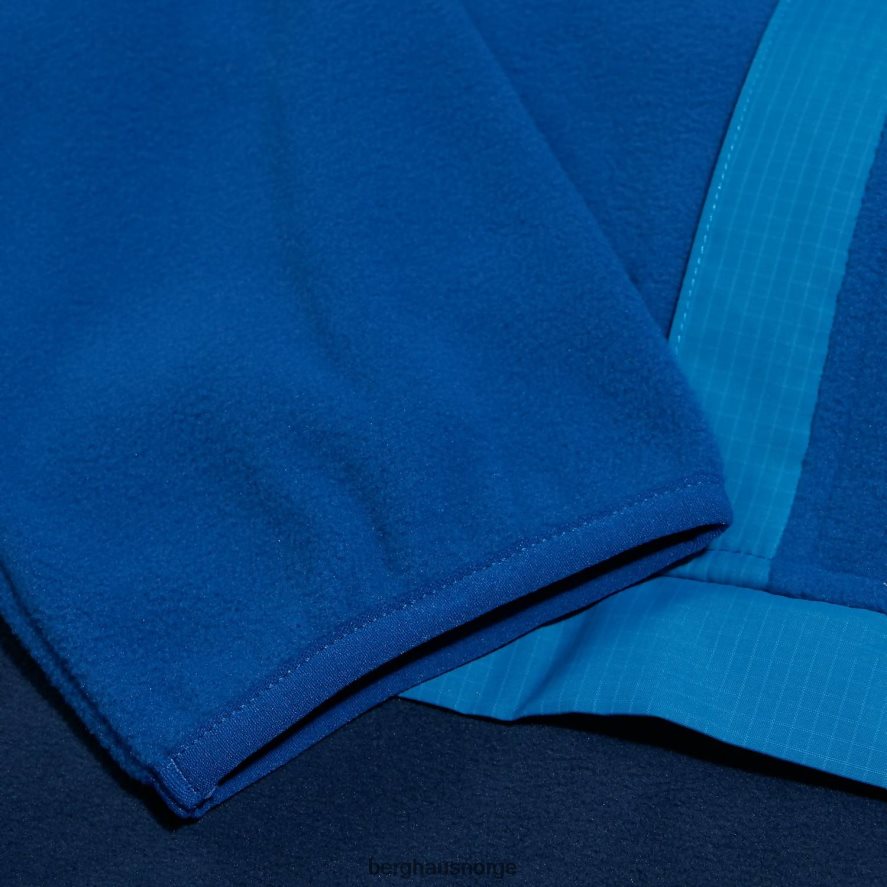 aslam micro halv glidelås fleece Berghaus menn blå/mørkeblå F262D6152 klær