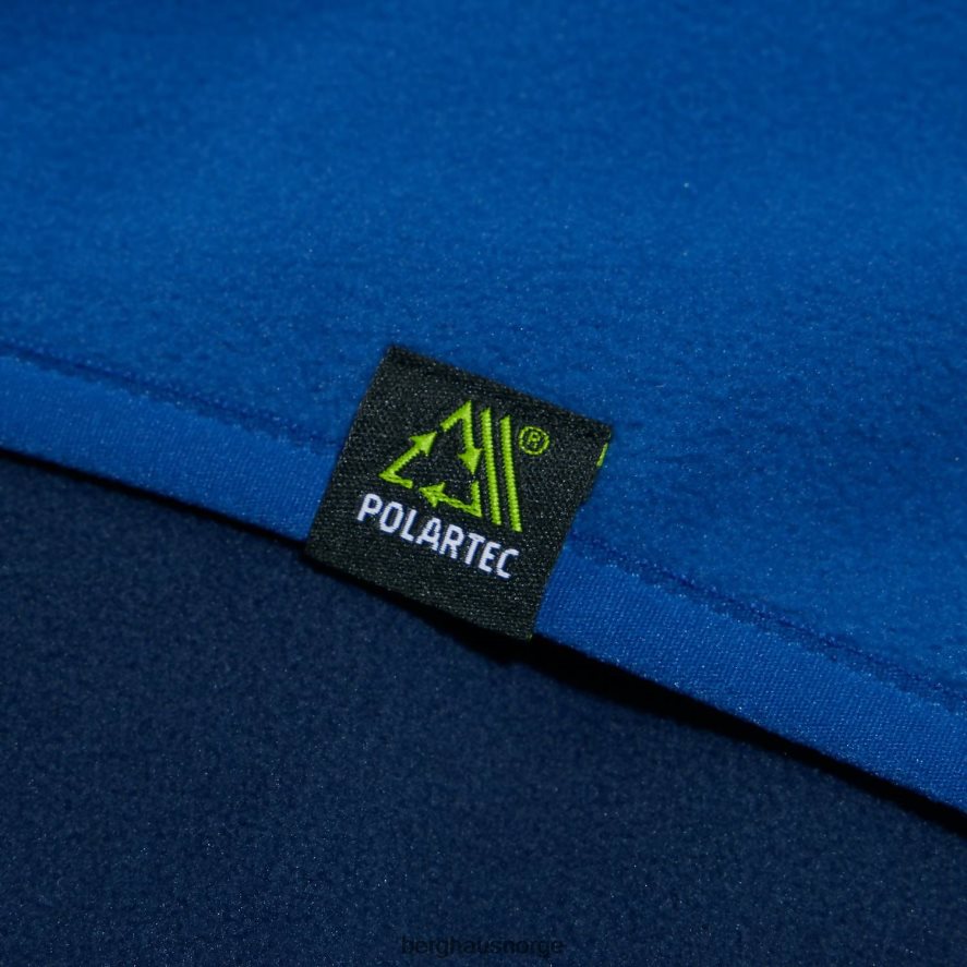 aslam micro halv glidelås fleece Berghaus menn blå/mørkeblå F262D6152 klær