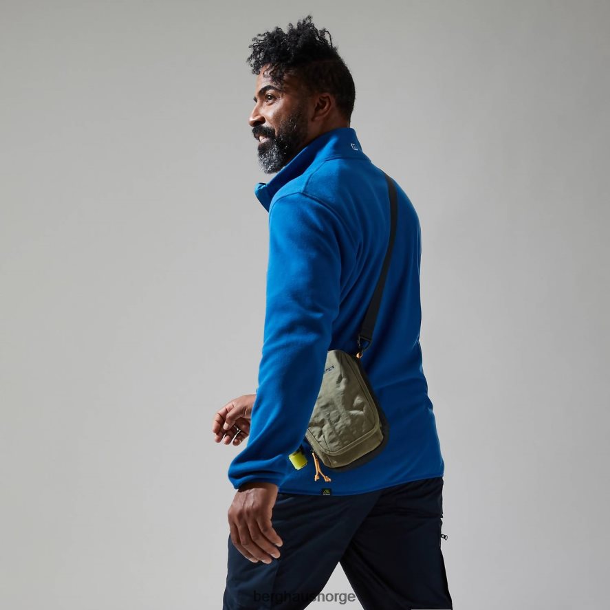 aslam micro halv glidelås fleece Berghaus menn blå/mørkeblå F262D6152 klær