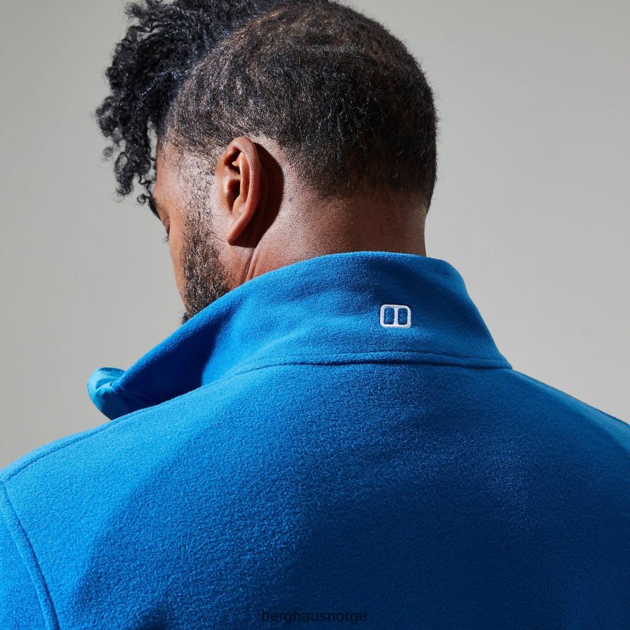 aslam micro halv glidelås fleece Berghaus menn blå/mørkeblå F262D6152 klær