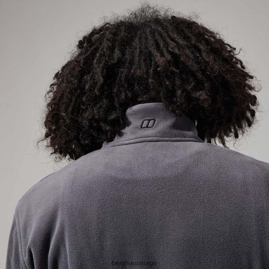 aslam micro halv glidelås fleece Berghaus menn grå/svart F262D6151 klær