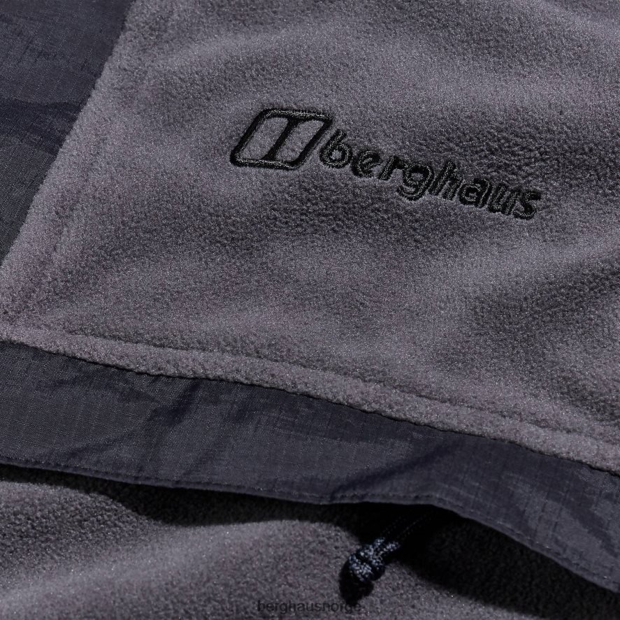 aslam micro halv glidelås fleece Berghaus menn grå/svart F262D6151 klær