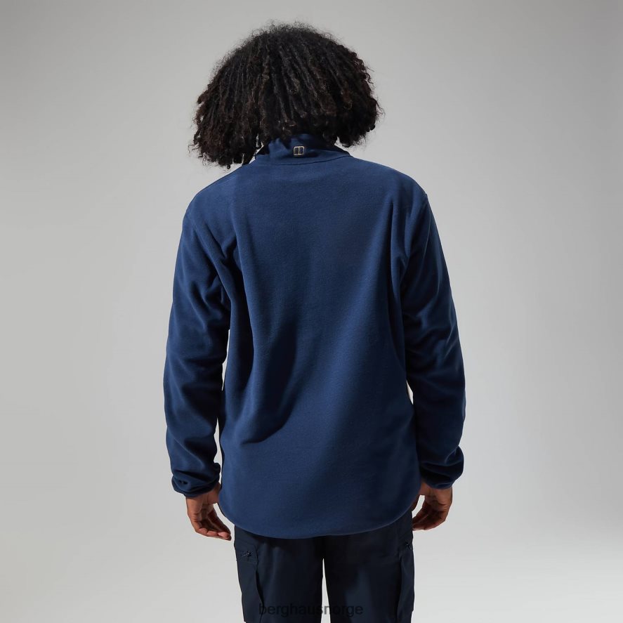 aslam micro halv glidelås fleece Berghaus menn mørkeblå/naturlig F262D6153 klær