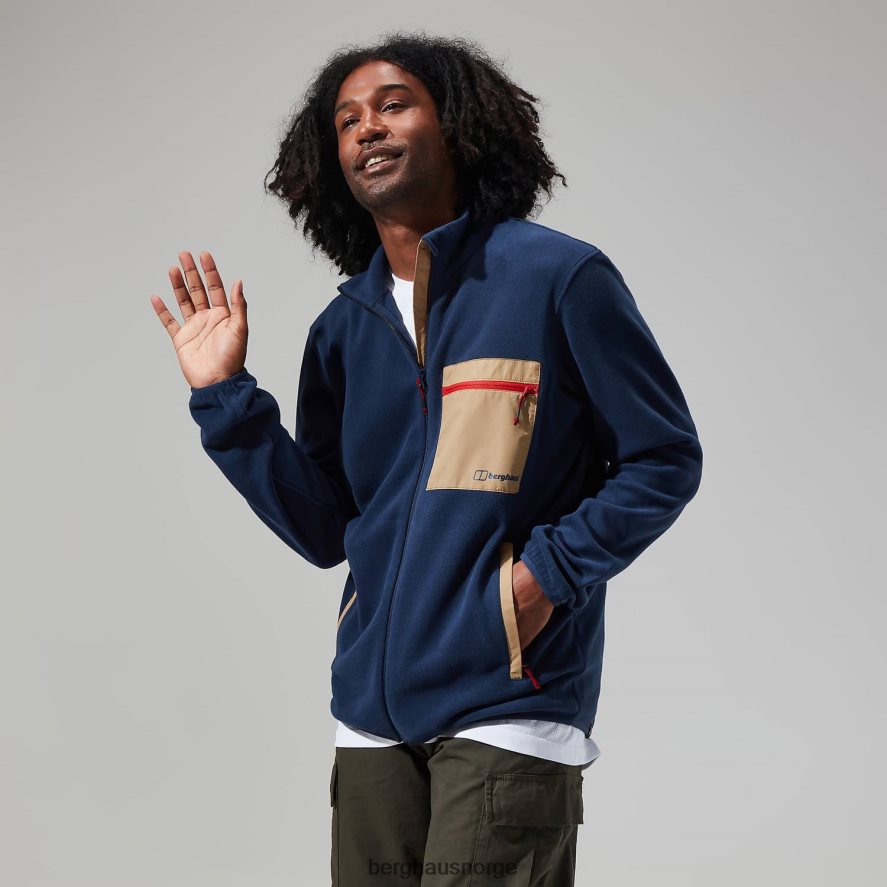 aslam mikro jakke Berghaus menn mørkeblå/naturlig F262D6140 klær