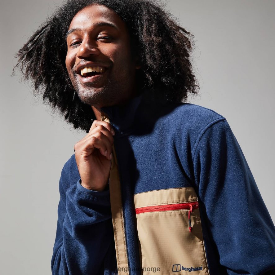 aslam mikro jakke Berghaus menn mørkeblå/naturlig F262D6140 klær