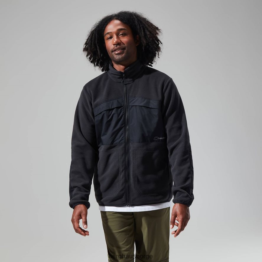 fleecejakke i tannen Berghaus menn kulsvart F262D6162 klær