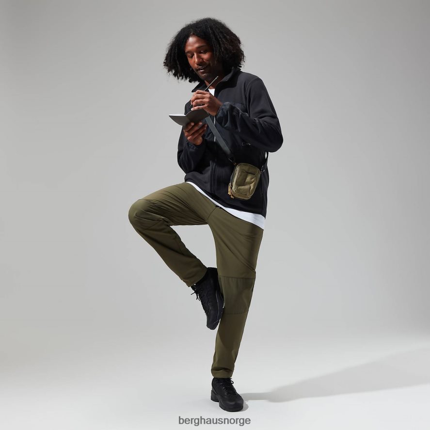 fleecejakke i tannen Berghaus menn kulsvart F262D6162 klær