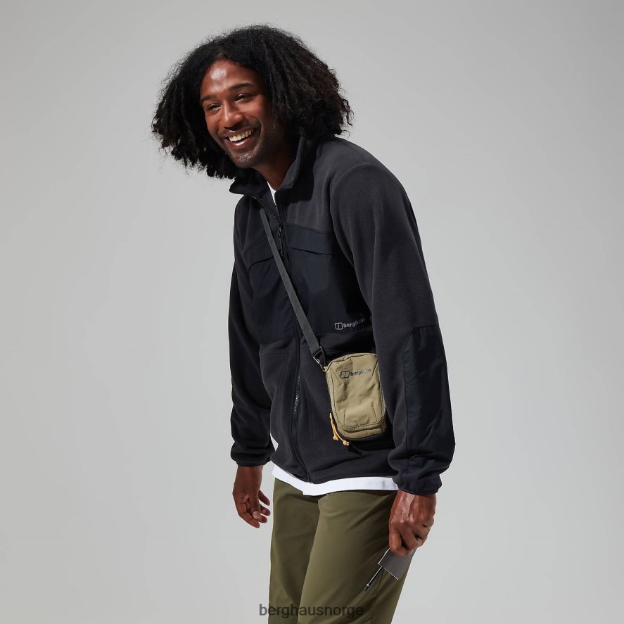 fleecejakke i tannen Berghaus menn kulsvart F262D6162 klær