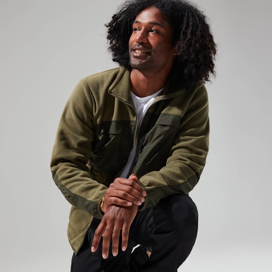 fleecejakke i tannen Berghaus menn olivennatt/skognatt F262D6164 klær