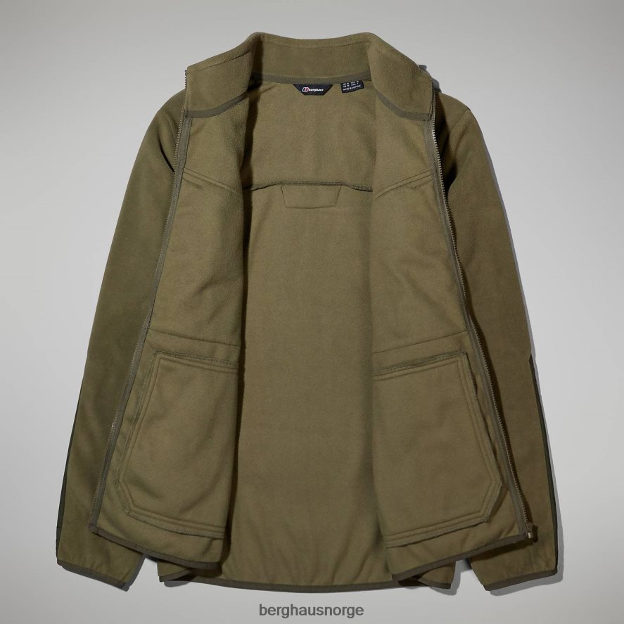 fleecejakke i tannen Berghaus menn olivennatt/skognatt F262D6164 klær