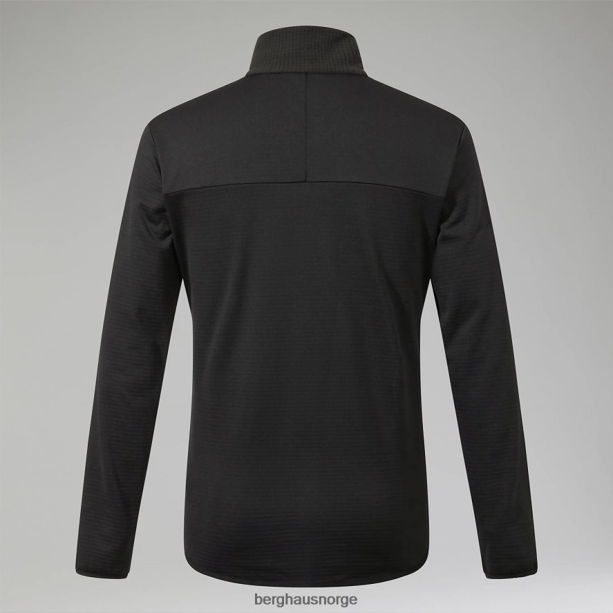keppla halv glidelås fleece Berghaus menn svart F262D6159 klær