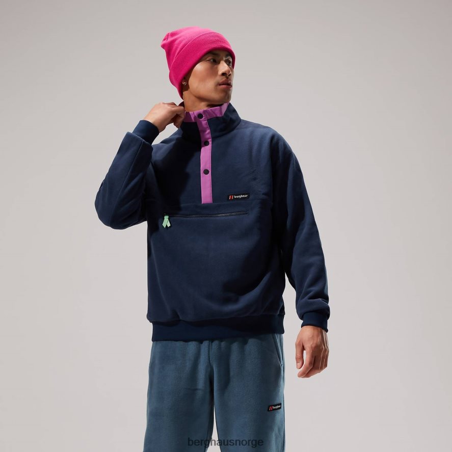 polarplus crew fleece Berghaus menn mørkeblå/lilla F262D6158 klær