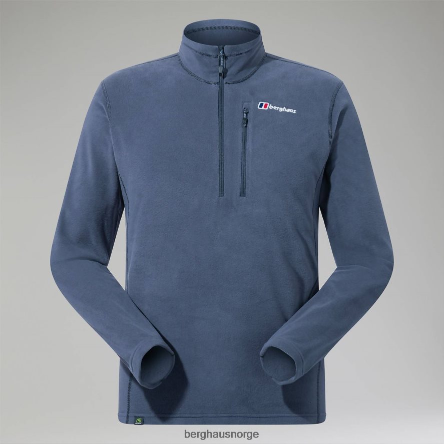 prisme micro polartec halv glidelås Berghaus menn mørk grå F262D6155 klær