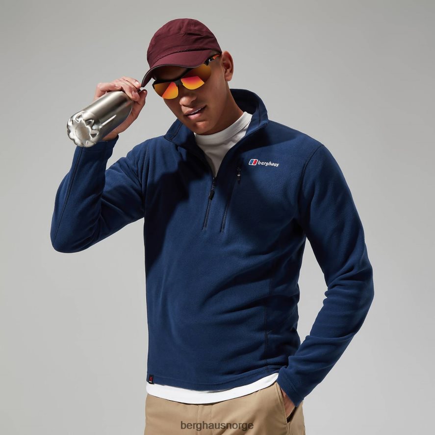 prisme micro polartec halv glidelås fleece Berghaus menn mørke blå F262D6156 klær
