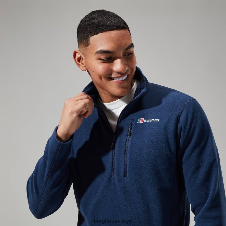 prisme micro polartec halv glidelås fleece Berghaus menn mørke blå F262D6156 klær