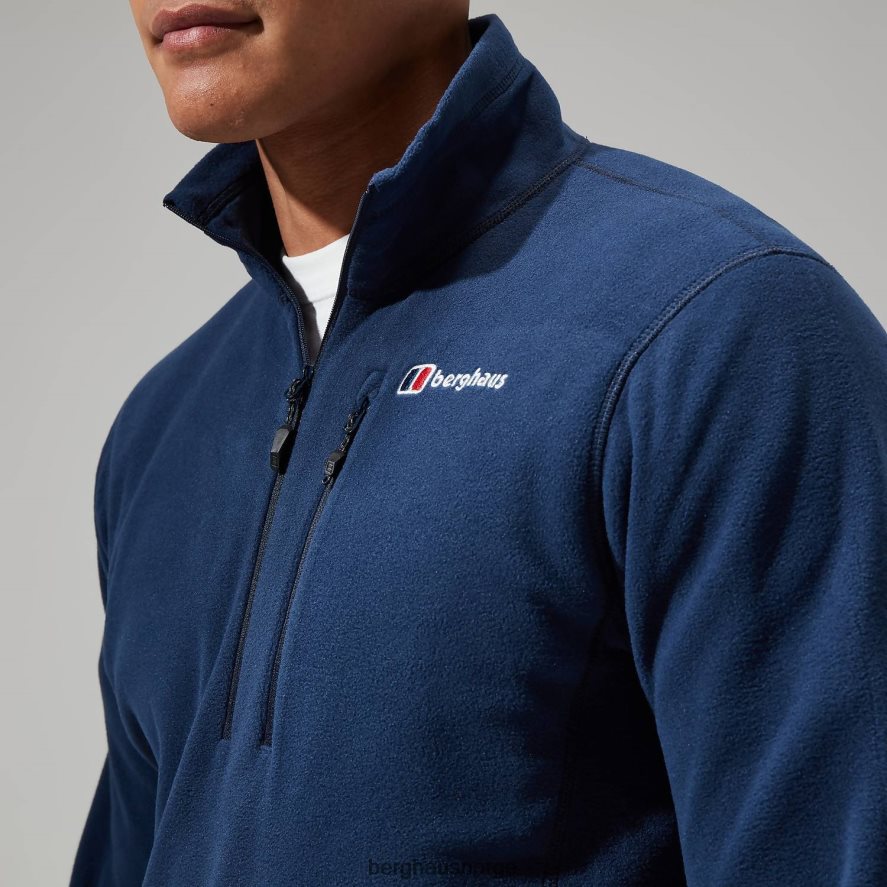 prisme micro polartec halv glidelås fleece Berghaus menn mørke blå F262D6156 klær