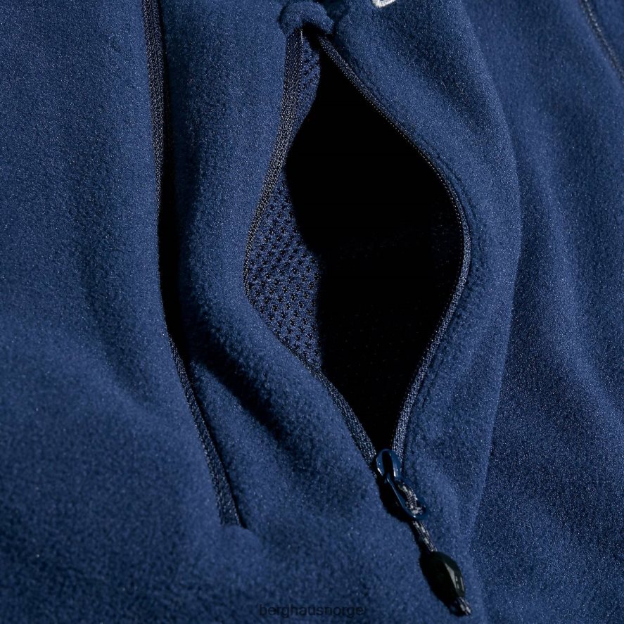 prisme micro polartec halv glidelås fleece Berghaus menn mørke blå F262D6156 klær