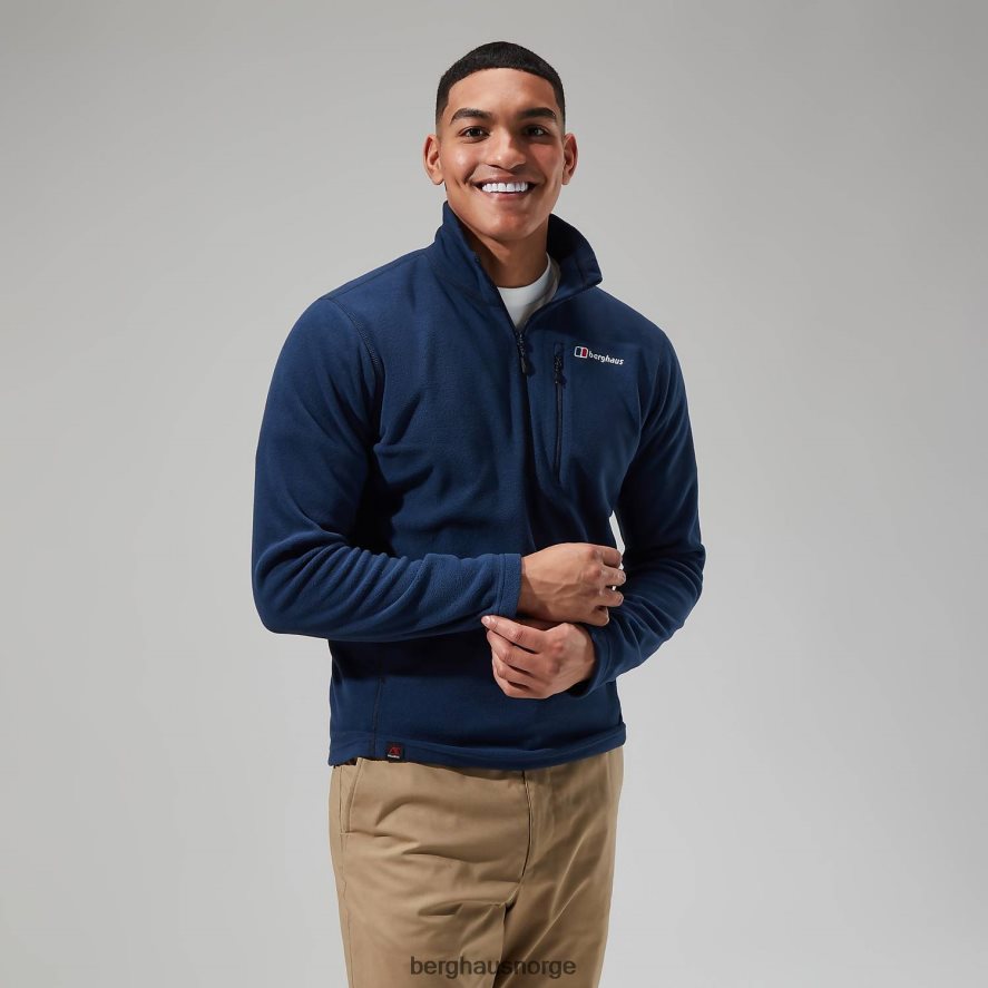 prisme micro polartec halv glidelås fleece Berghaus menn mørke blå F262D6156 klær