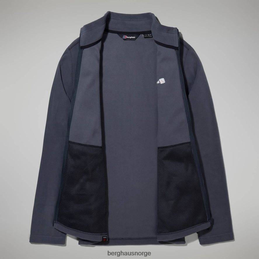 prisme micro polartec interaktiv jakke Berghaus menn mørk grå F262D6107 klær