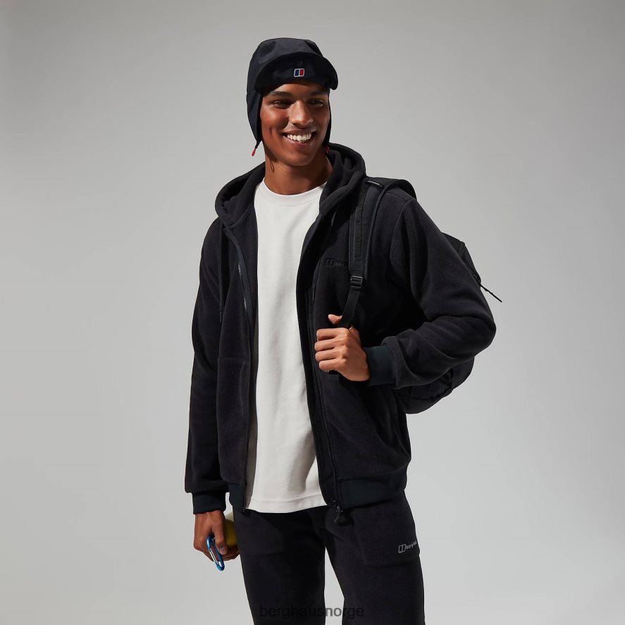 prisme polartec hettejakke Berghaus menn kulsvart F262D6166 klær