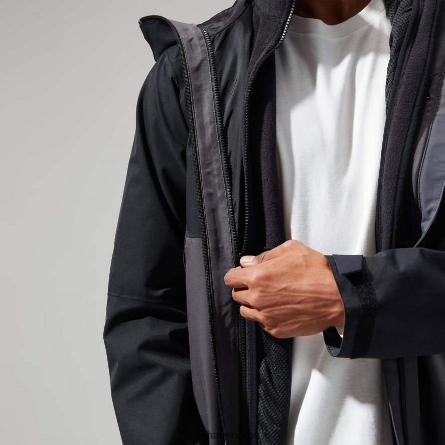 prisme polartec interaktiv vest Berghaus menn svart F262D696 klær