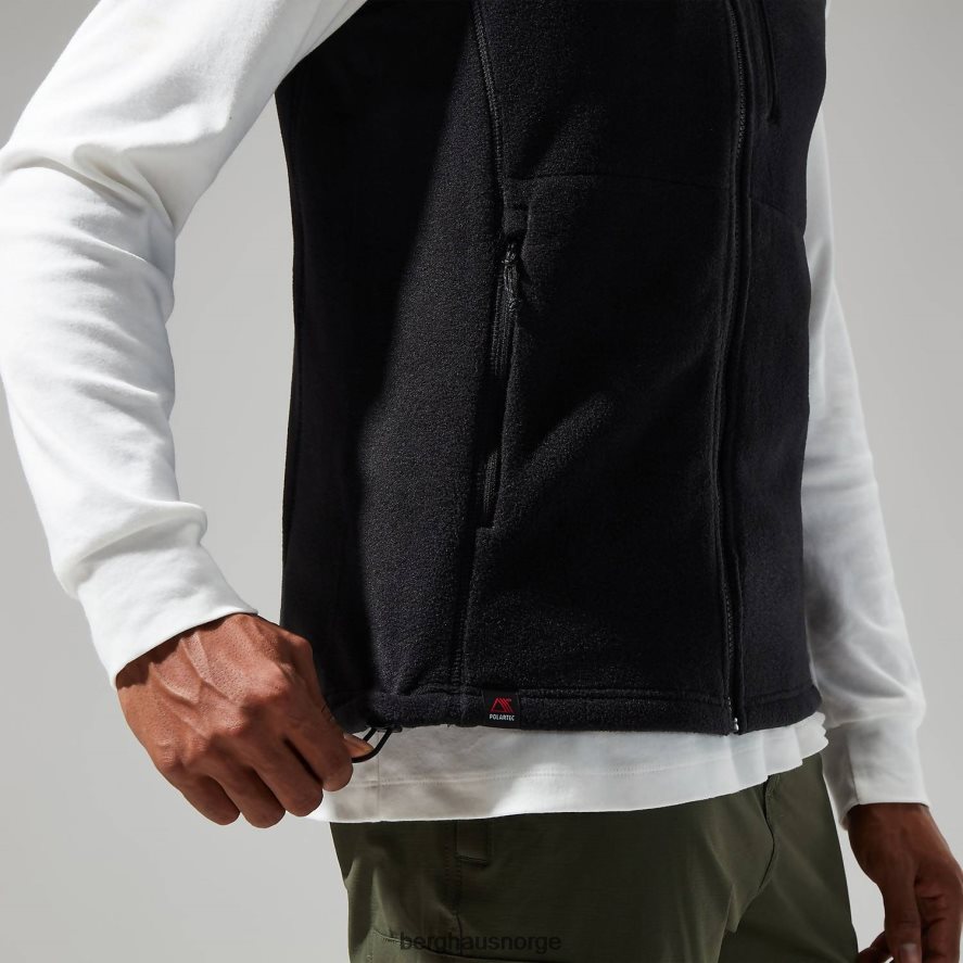 prisme polartec interaktiv vest Berghaus menn svart F262D696 klær