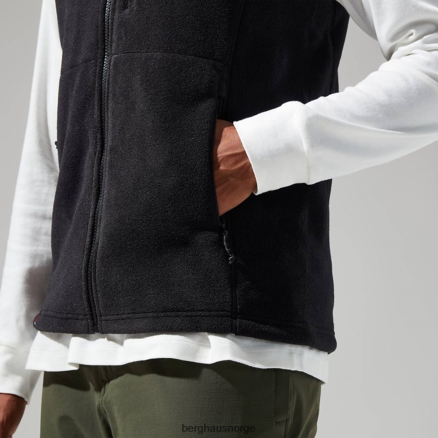prisme polartec interaktiv vest Berghaus menn svart F262D696 klær