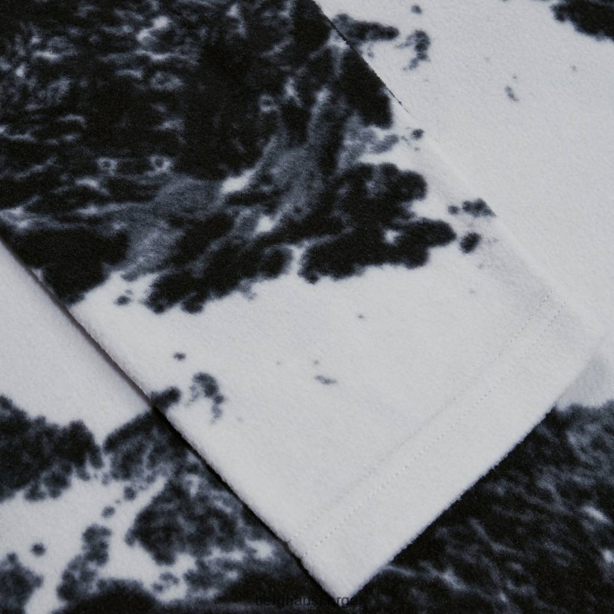 prismetrykk trangofleece med halv glidelås Berghaus menn grå/svart F262D6137 klær