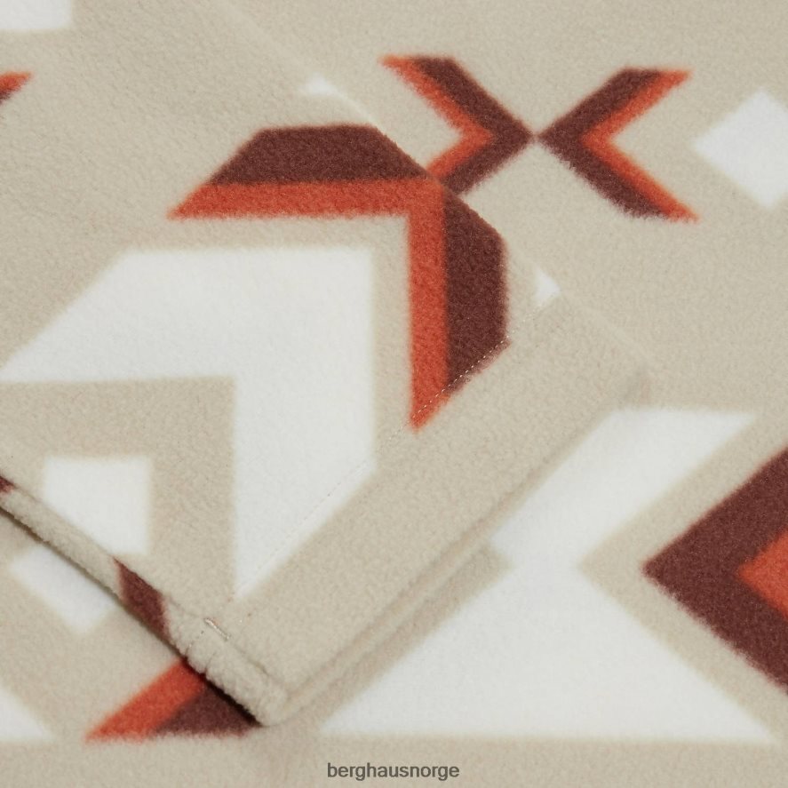 prismetrykk trangofleece med halv glidelås Berghaus menn naturlig/brun F262D6136 klær