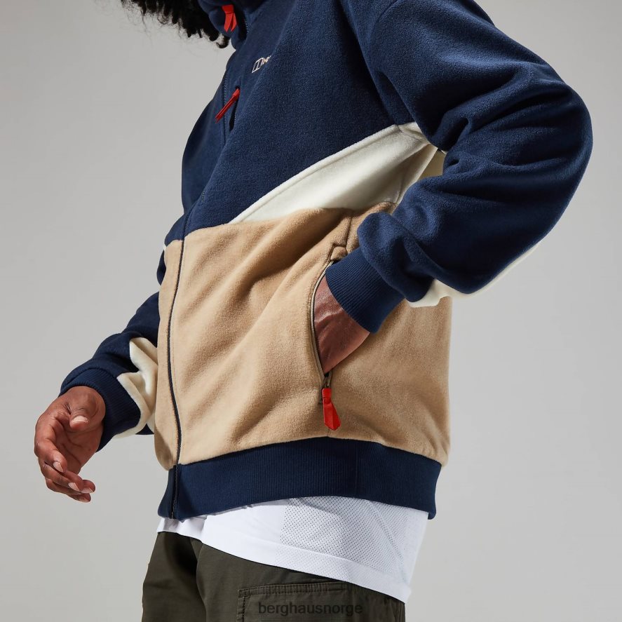 retrorise jakke Berghaus menn mørkeblå/naturlig F262D6150 klær